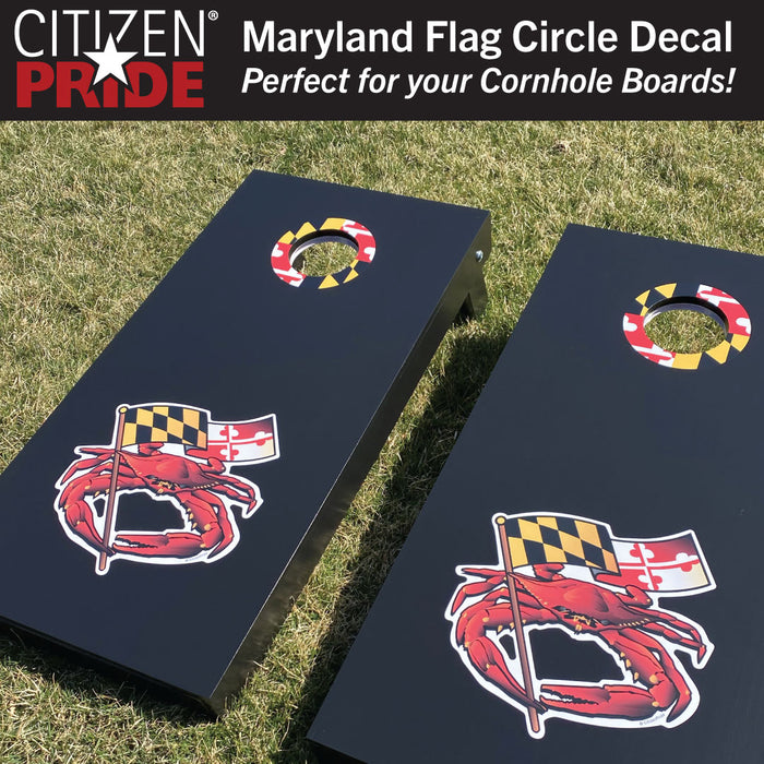 Washington Sports Crab, Large Decal, die cut vinyl, 12" to 24" wide