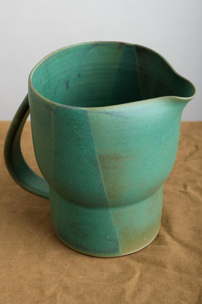 Kati Von Lehman Home Kitchen Pitchers Water Pitcher in Emerald Emerald / 7" H X 6.5" Dia