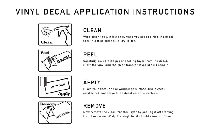 White & Yellow Flag 2pc Vinyl Fender Decal