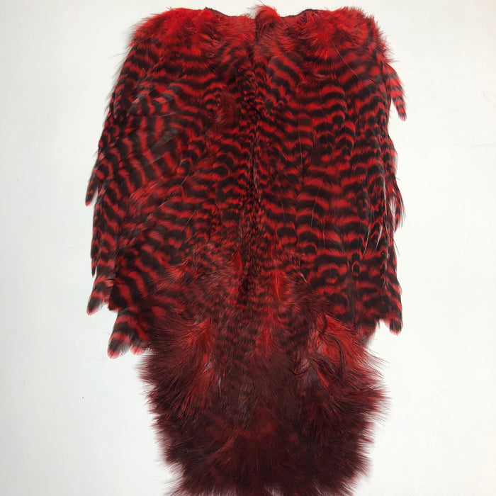 Grizzly dyed Red