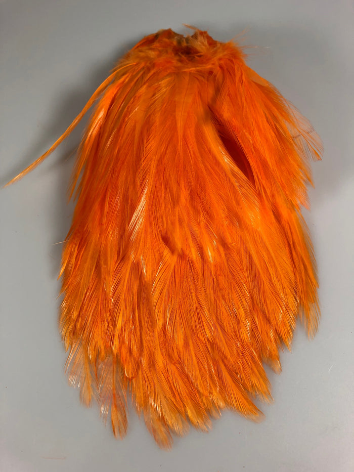 White dyed Shrimp Orange