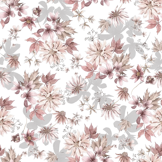 Winter Botanical Off White - Family Fabrics B.V.