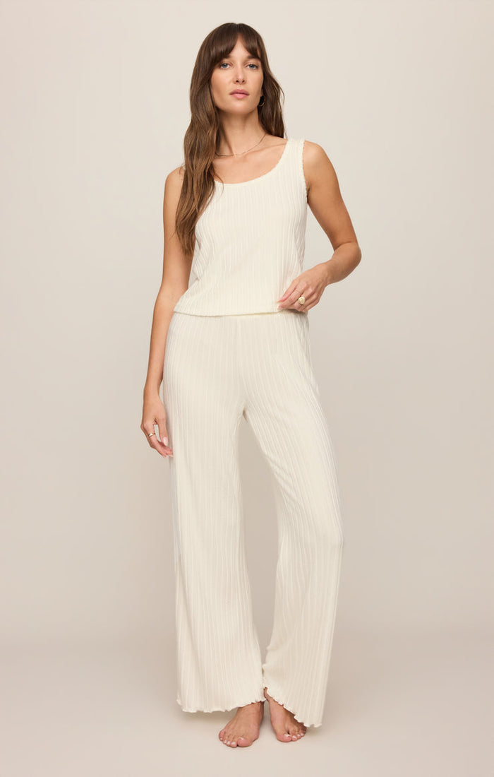 Z Supply Double Scoop Rib Tank in Bone